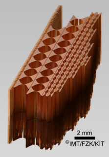 Substrate detail of refractive X-ray lenses made by LIGA