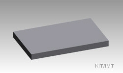 LIGA-process: Working mask steel plate (polished front side)