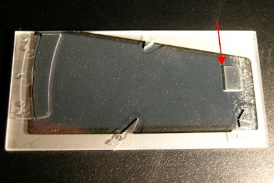 LIGA-Mikrospektrometer with 40° coupling-out mirror