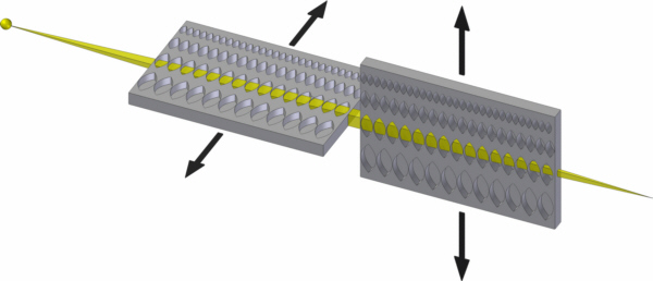 Silicon X-ray lens RIE etched