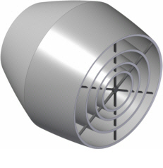 Wolter optics with alignment spieder structure